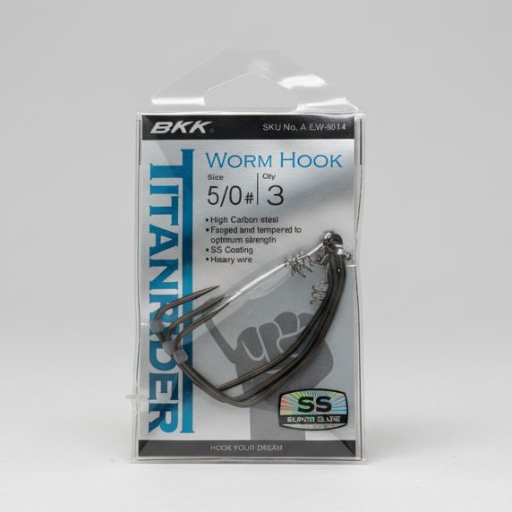 BKK TITAN RIDER WORM HOOK SS SUPER SLIDE