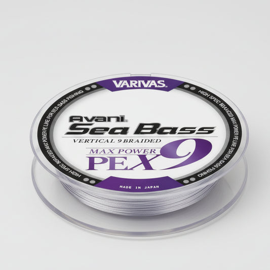 VARIVAS AVANI SEABASS VERTICAL 9 BRAIDED MAX POWER PEx9
