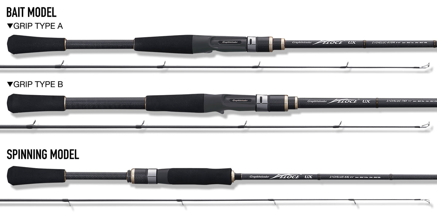 คันเบส OLYMPIC Graphiteleader VELOCE UX