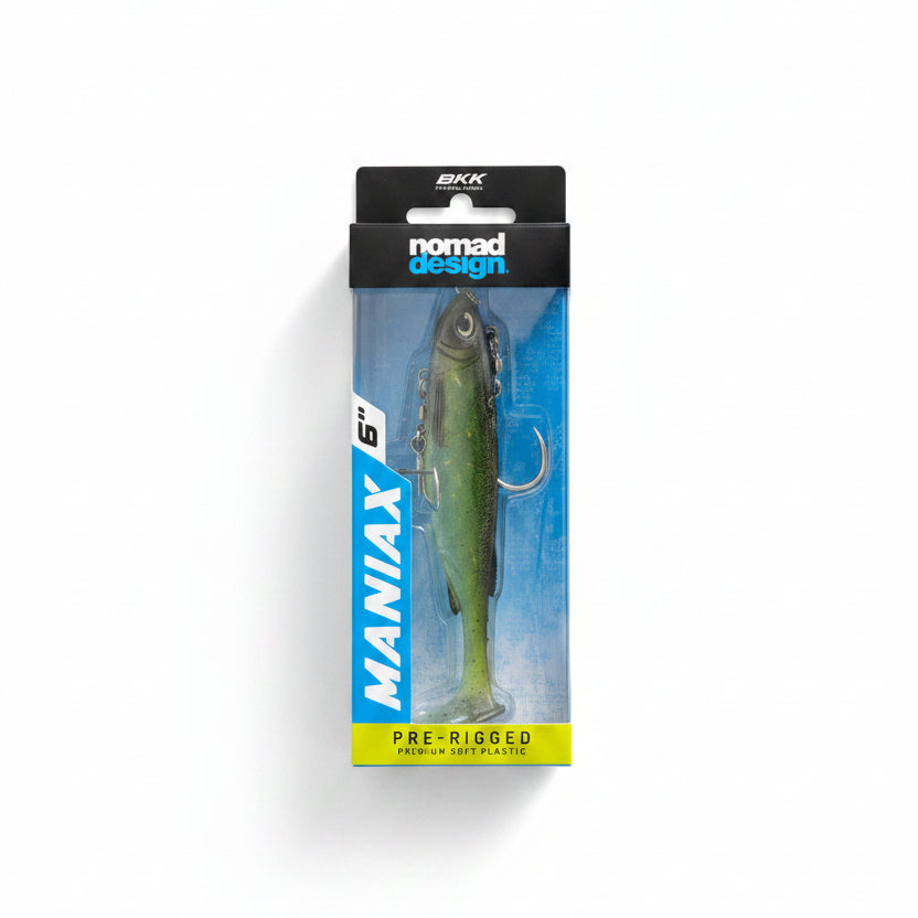 Nomad Design MANIAX Rigged 6" Swimbait - Live Ops