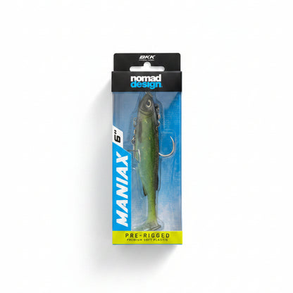 Nomad Design MANIAX Rigged 6" Swimbait - Live Ops
