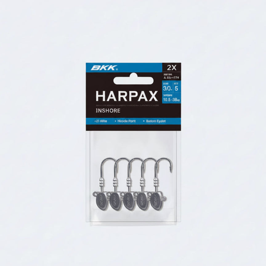 BKK HARPAX INSHORE 2X WIRE JIGHEAD