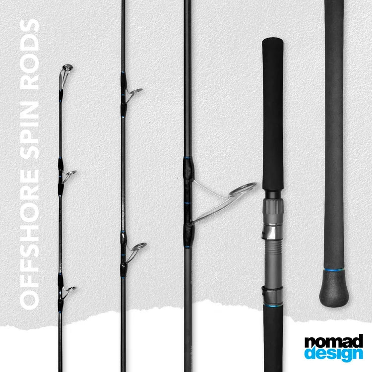 คันเบ็ดสปินนิ่งสำหรับตกปลาทะเลลึก Nomad Design SALTWATER OFFSHORE