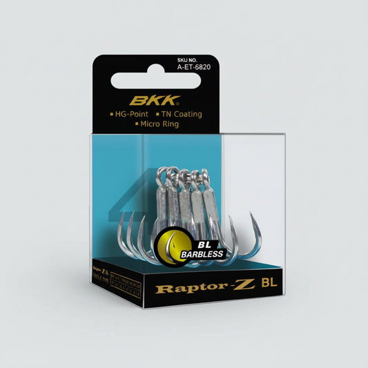 BKK RAPTOR-Z เบ็ดสามทาง สีดำ