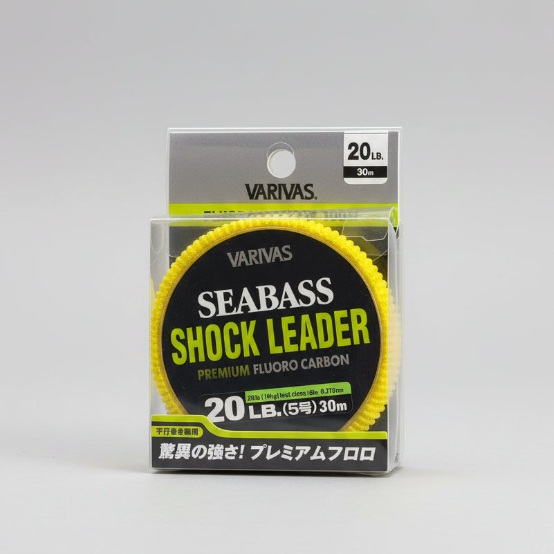 VARIVAS SEABASS SHOCK LEADER - PREMIUM FLUORO CARBON