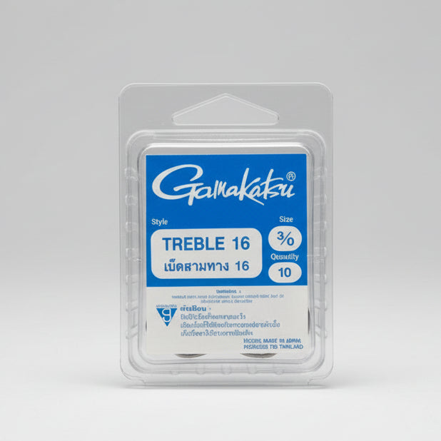 GAMAKATSU TREBLE 16 RE-PACKED (TH)