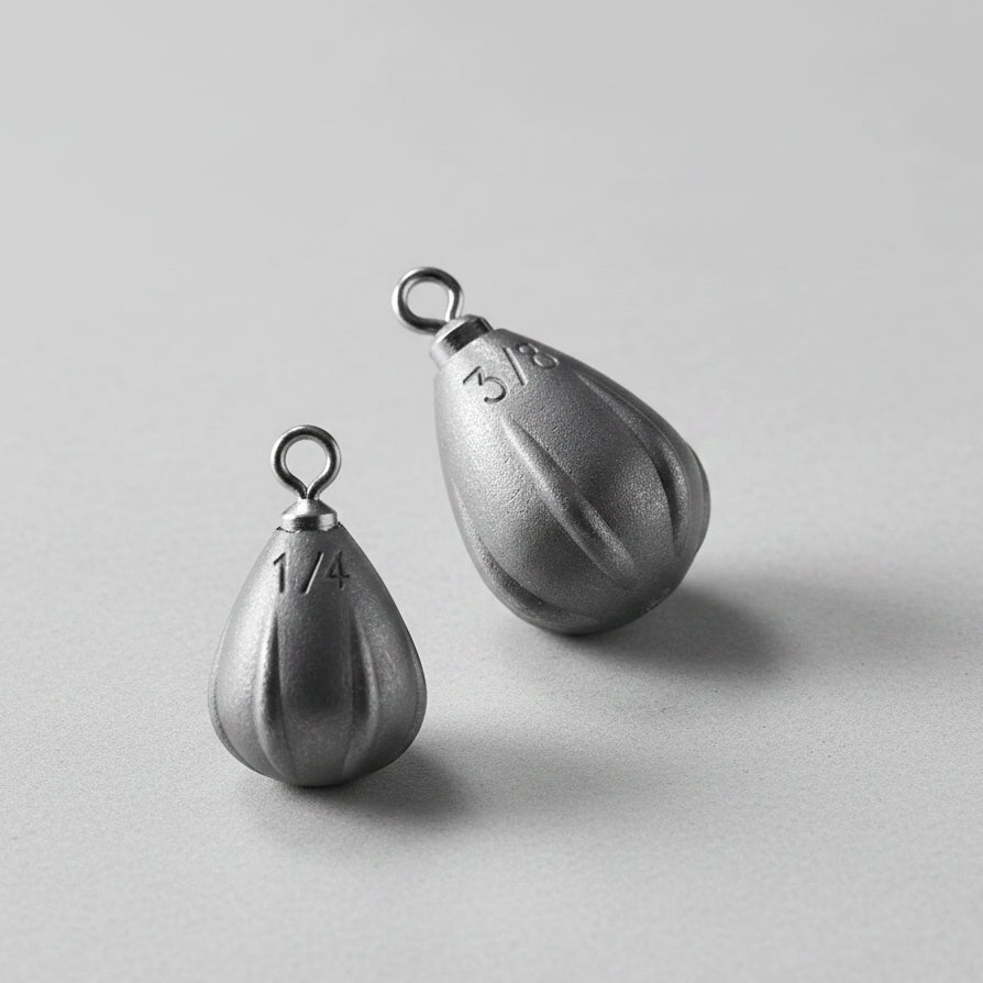 JACKALL TG TUNGSTEN TEAR DROP ROUND EYE SINKER