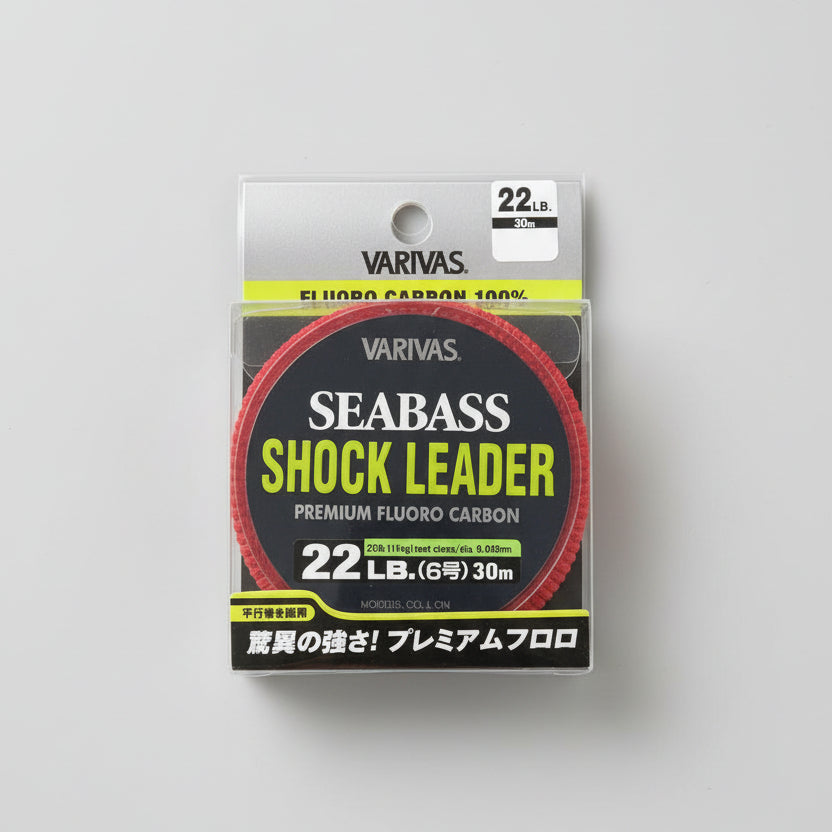 VARIVAS SEABASS SHOCK LEADER - PREMIUM FLUORO CARBON