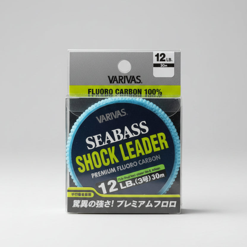 VARIVAS SEABASS SHOCK LEADER - PREMIUM FLUORO CARBON