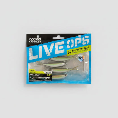 Nomad Design FALLOUT MINNOW 3.5" - Live Ops