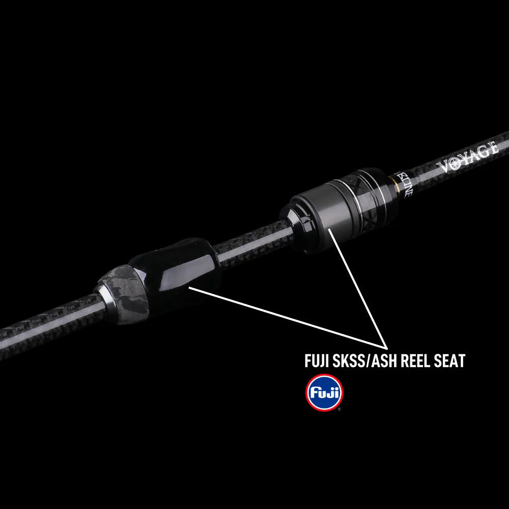คันเบ็ด BONE TRAVEL - VOYAGE SALT FINESSE LITE - คันตันคาร์บอน (คันเบ็ดเดินทางสี่ท่อน)