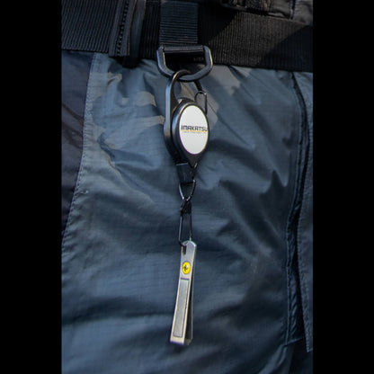 IMAKATSU IK-901 IK CARABINER PIN-ON-REEL - WHITE