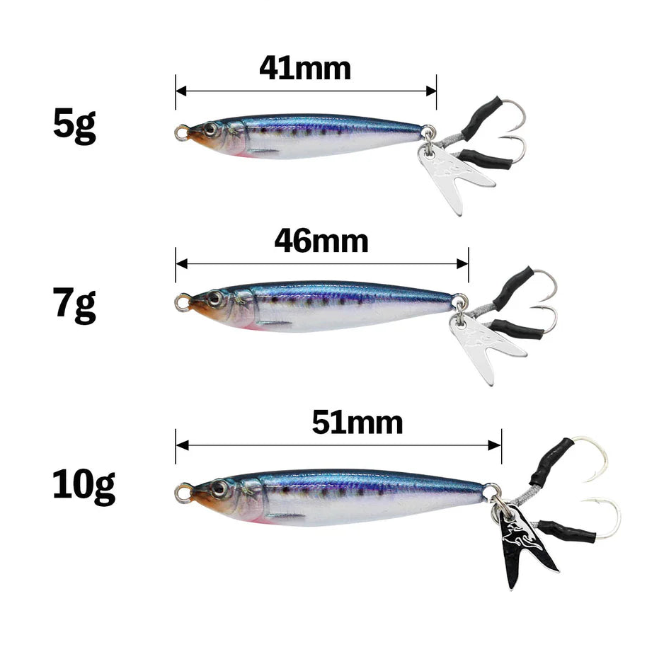 LITTLE JACK METAL ADICT type-ZERO LIGHT BLADE JIGGING 7g