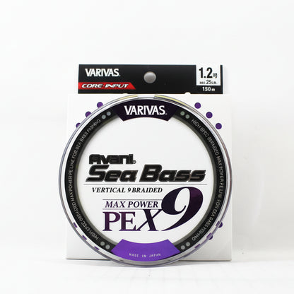 VARIVAS AVANI SEABASS VERTICAL 9 BRAIDED MAX POWER PEx9